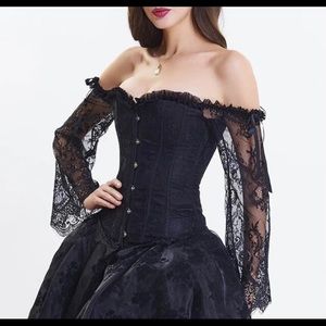 COPY - Victorian flare lace corset